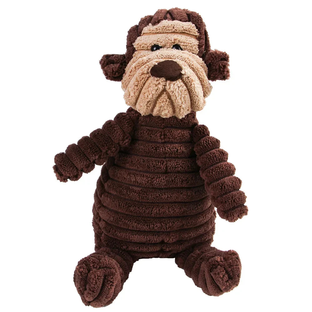 Pet Dog Molar Toy Vent Training Corduroy - PeticaDeals
