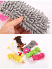 Pet Dog Plush Toy Fun Animal Shapes - PeticaDeals