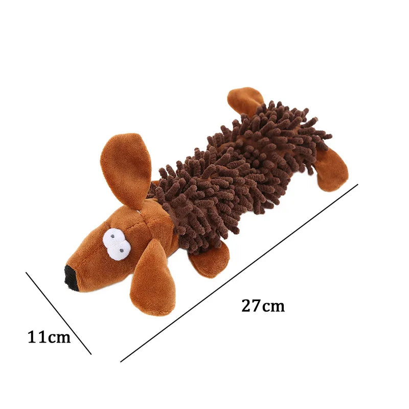 Pet Dog Plush Toy Fun Animal Shapes - PeticaDeals