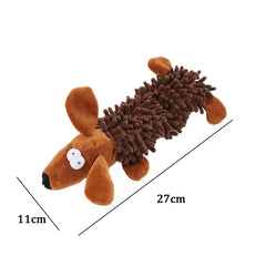 Pet Dog Plush Toy Fun Animal Shapes - PeticaDeals