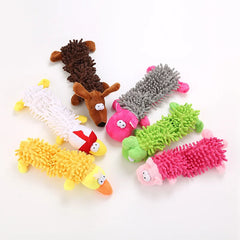 Pet Dog Plush Toy Fun Animal Shapes - PeticaDeals