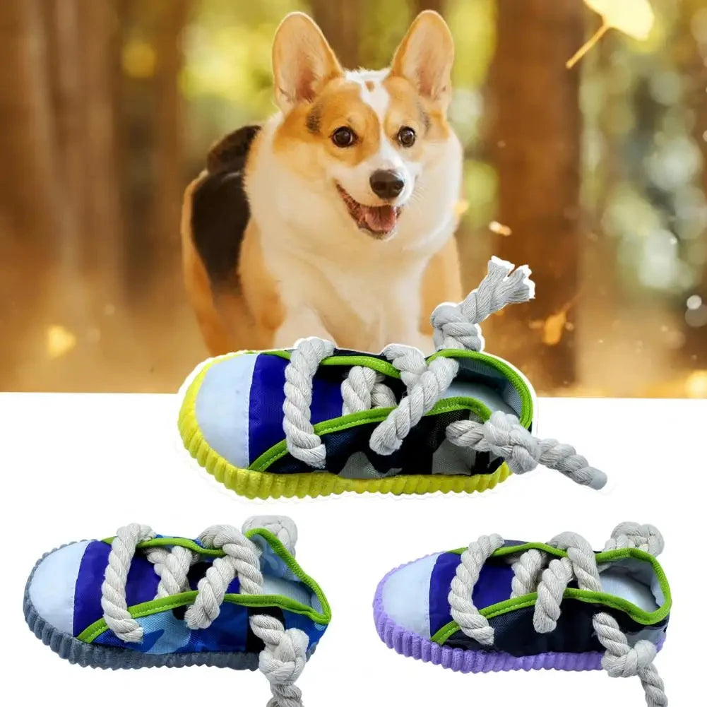 Pet Dog Toy Pet Cotton Rope Slippers Bite Resistant - PeticaDeals