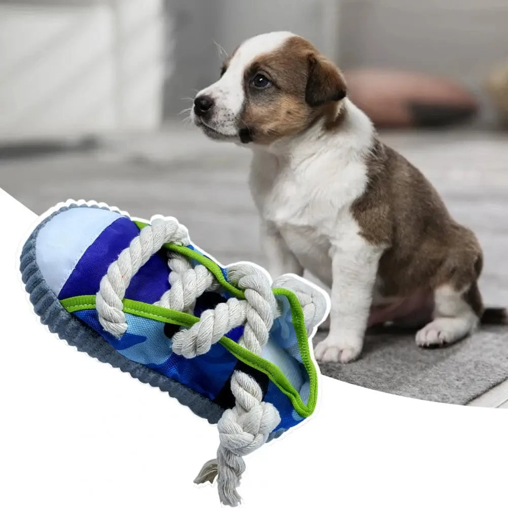 Pet Dog Toy Pet Cotton Rope Slippers Bite Resistant - PeticaDeals