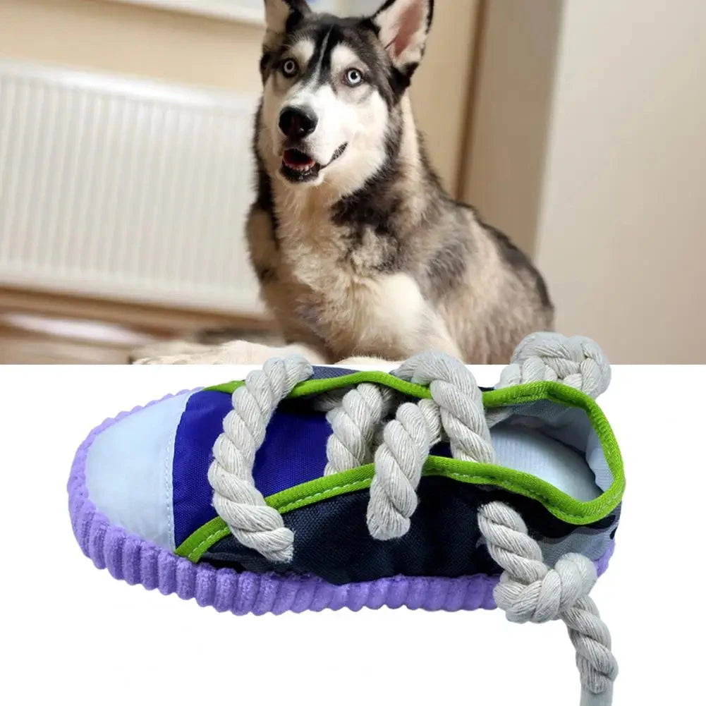 Pet Dog Toy Pet Cotton Rope Slippers Bite Resistant - PeticaDeals