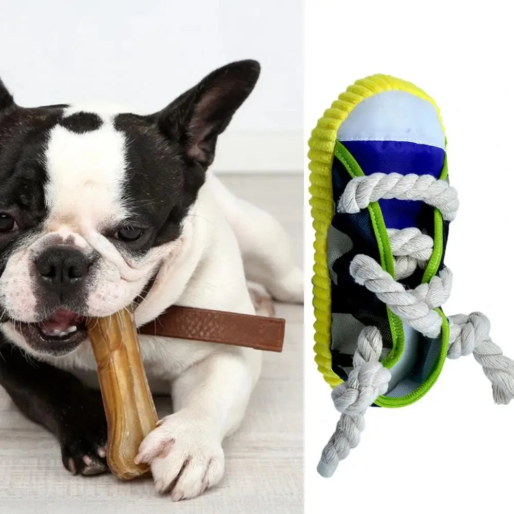Pet Dog Toy Pet Cotton Rope Slippers Bite Resistant - PeticaDeals