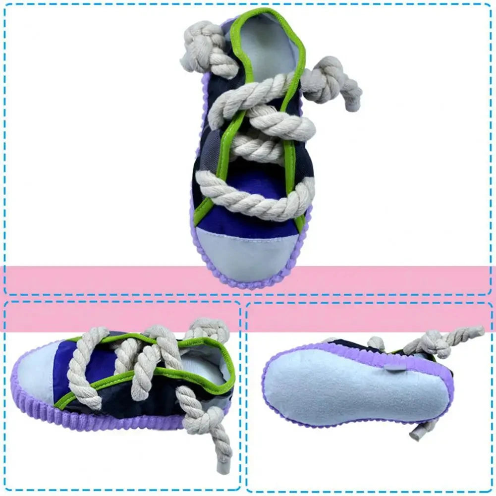 Pet Dog Toy Pet Cotton Rope Slippers Bite Resistant - PeticaDeals