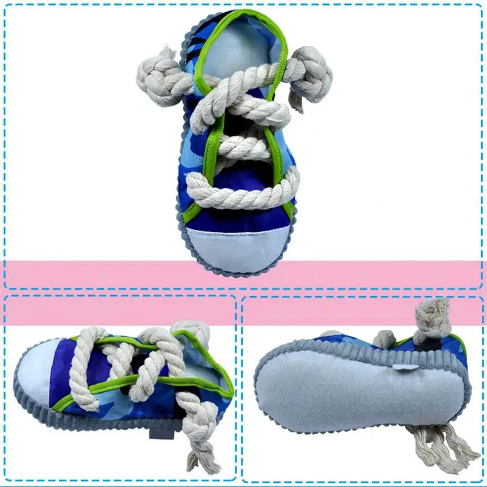 Pet Dog Toy Pet Cotton Rope Slippers Bite Resistant - PeticaDeals