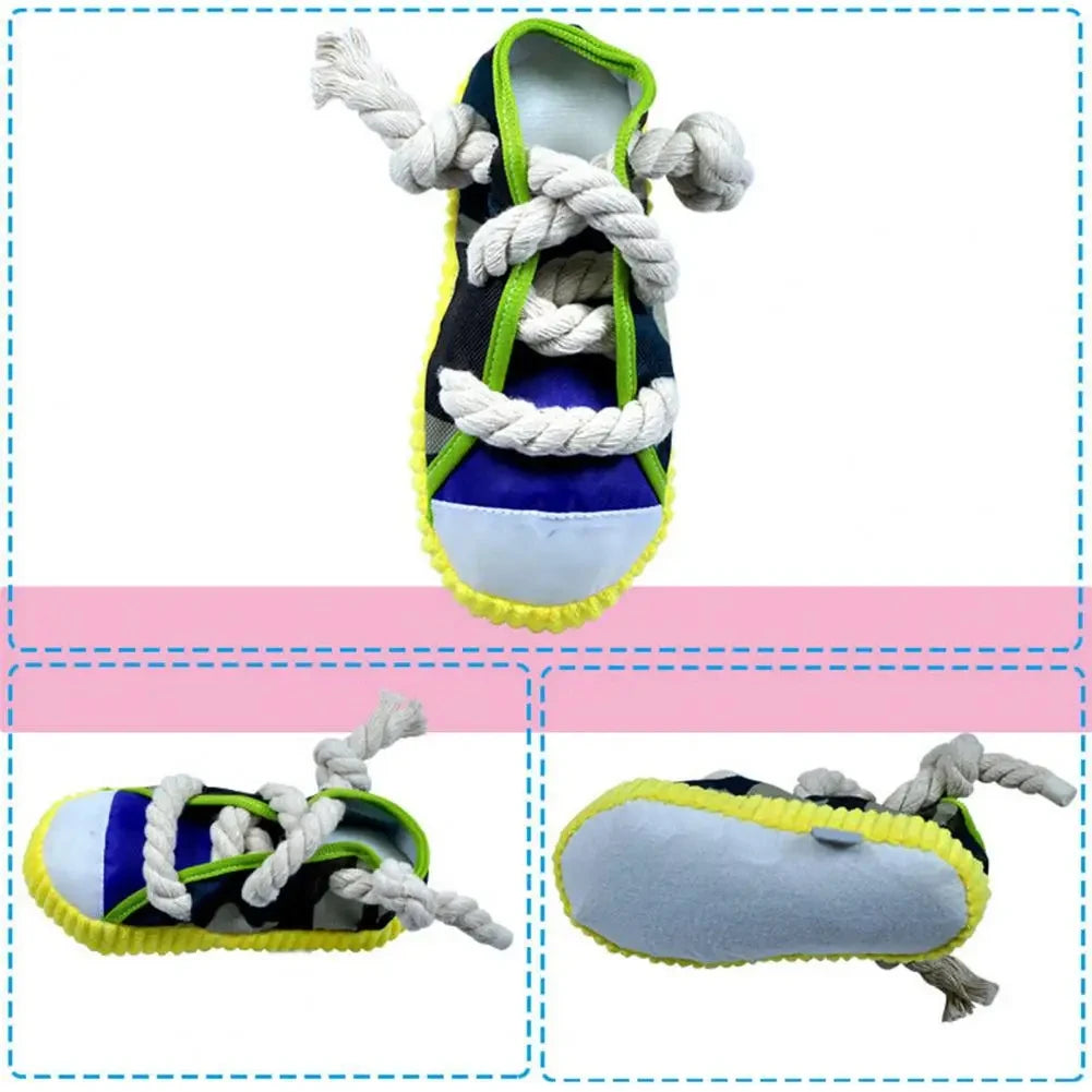 Pet Dog Toy Pet Cotton Rope Slippers Bite Resistant - PeticaDeals