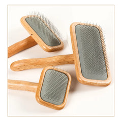 Pet Grooming Comb Wooden Handle Needle Comb For Hair Pet Brush Beauty Brush - PeticaDeals