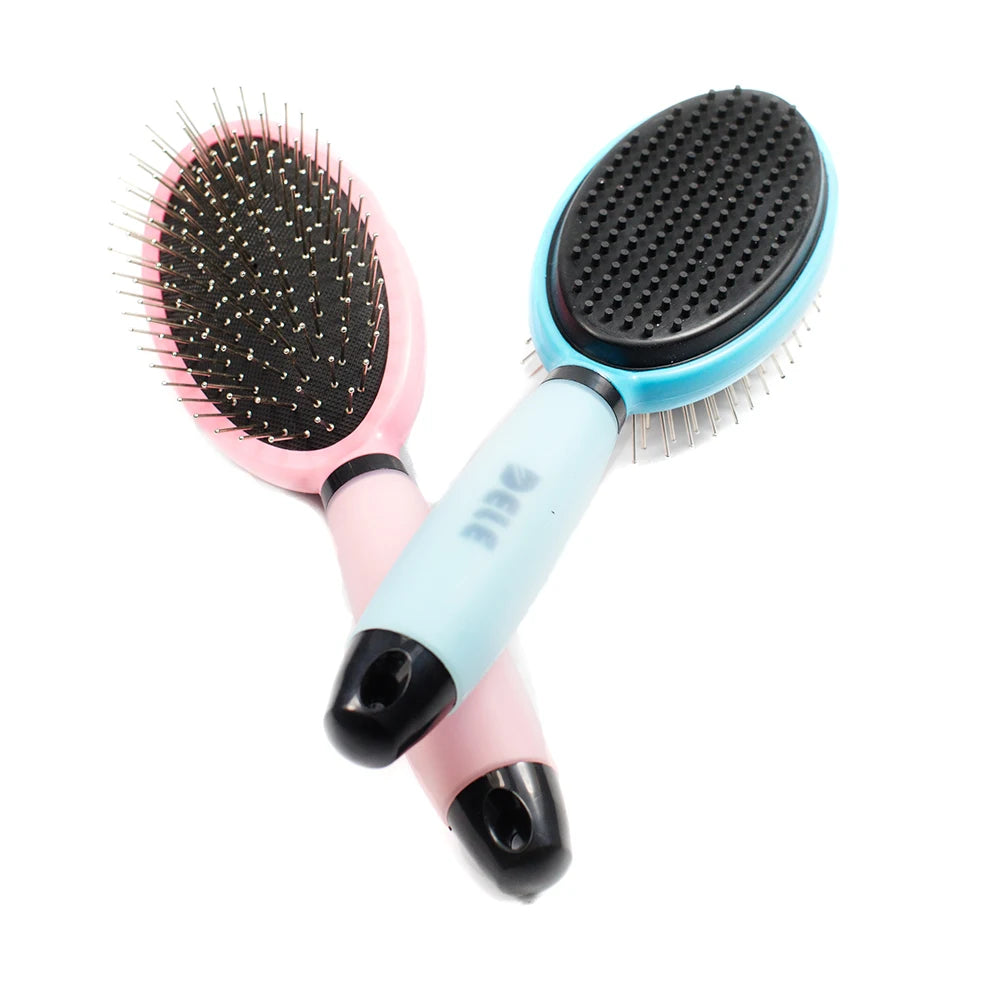 Pet Hair Comb for Cat Dog Hair Remover Double-sided Easy - PeticaDeals