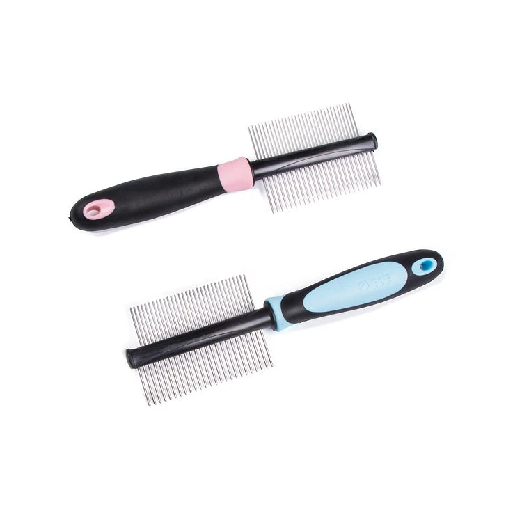 Pet Hair Comb for Cat Dog Hair Remover Double-sided Easy - PeticaDeals