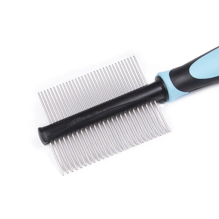 Pet Hair Comb for Cat Dog Hair Remover Double-sided Easy - PeticaDeals