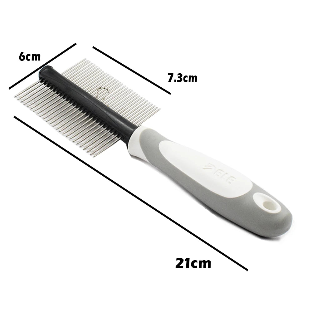 Pet Hair Comb for Cat Dog Hair Remover Double-sided Easy - PeticaDeals