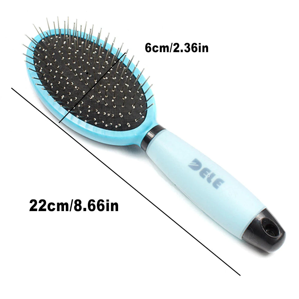 Pet Hair Comb for Cat Dog Hair Remover Double-sided Easy - PeticaDeals