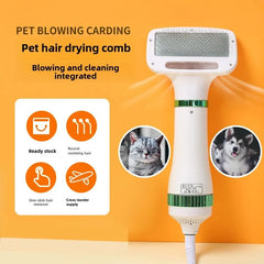 Pet Hair Dryer 2 with Slicker Brush Grooming for Cat and Dog - PeticaDeals