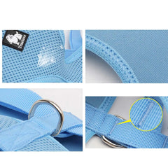 Pet Harness Breathable Mesh Nylon Soft Lightweight Walk Vest - PeticaDeals