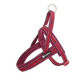 Pet Harness Neoprene Padded 3M Reflective Strips - PeticaDeals936404|49297461969172|49297462296852|49297462329620|49297462362388