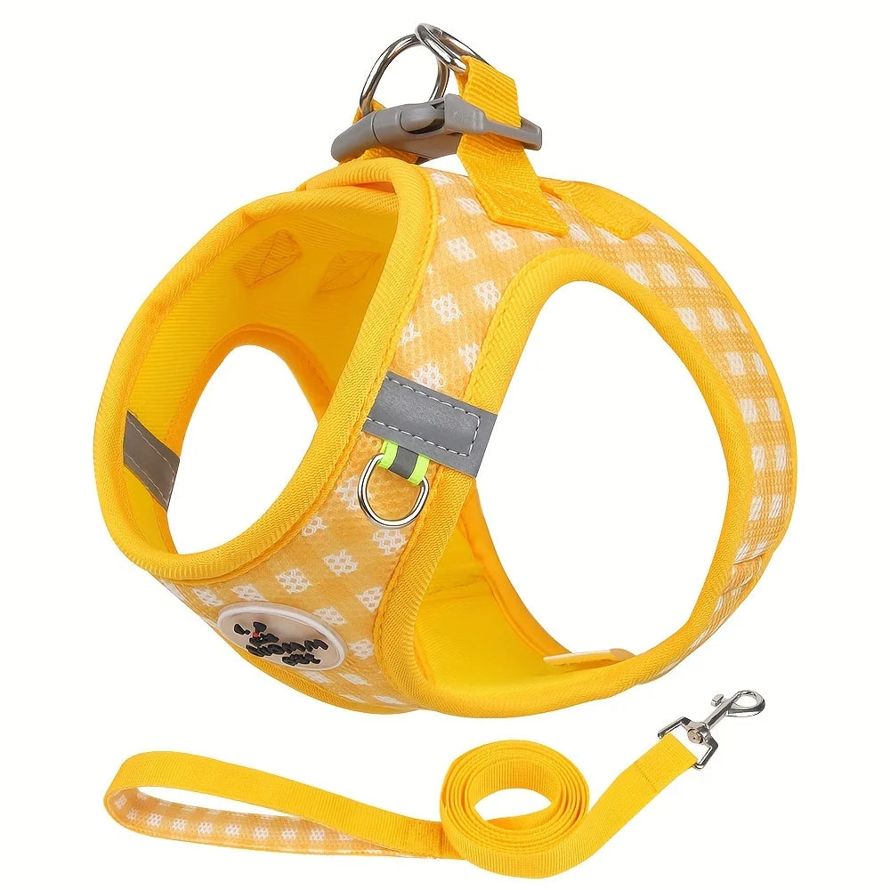 Pet Reflective Harness Leash Set - PeticaDeals
