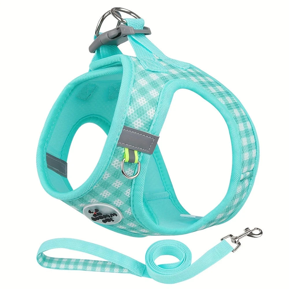 Pet Reflective Harness Leash Set - PeticaDeals