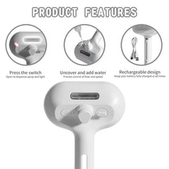 Pet Steam Brush Hair Remover Brush Multi-Function Pet Grooming - PeticaDeals