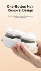 Pet Steam Comb Cat Hair Brush Electric Sprayer Cat Dog Brushes for Massage - PeticaDeals