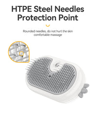 Pet Steam Comb Cat Hair Brush Electric Sprayer Cat Dog Brushes for Massage - PeticaDeals
