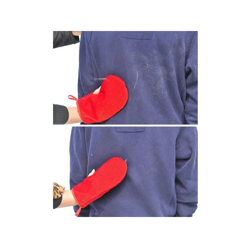 Pet Sticky Hair Gloves Anti-Static Breathable Hair Removal Brush - PeticaDeals