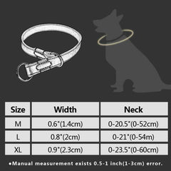 Pet Training Collars Adjustable Handmade Genuine Leather Dog Collar - PeticaDeals