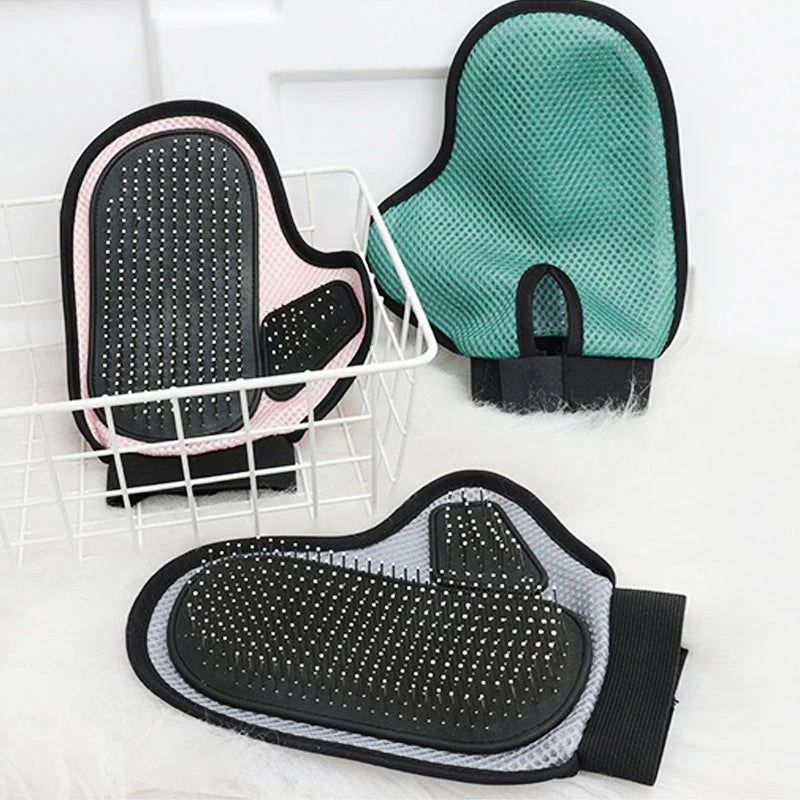 Pet bath massage jerking cat gloves Cat Dog Massage Bathing Cleaning Grooming Supplies - PeticaDeals
