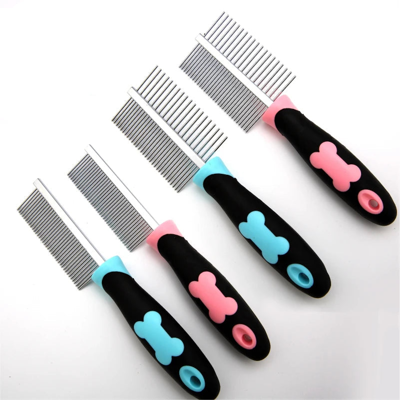 Pet massaging grooming comb Single row or double row spacing comb - PeticaDeals