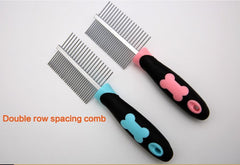 Pet massaging grooming comb Single row or double row spacing comb - PeticaDeals