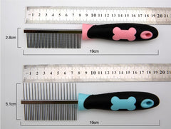 Pet massaging grooming comb Single row or double row spacing comb - PeticaDeals