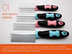 Pet massaging grooming comb Single row or double row spacing comb - PeticaDeals