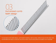 Pet massaging grooming comb Single row or double row spacing comb - PeticaDeals