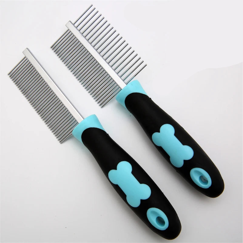Pet massaging grooming comb Single row or double row spacing comb - PeticaDeals