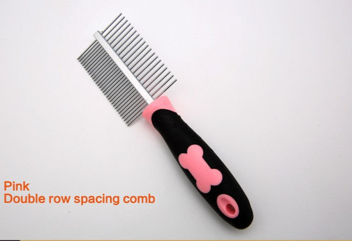 Pet massaging grooming comb Single row or double row spacing comb - PeticaDeals
