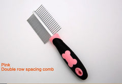 Pet massaging grooming comb Single row or double row spacing comb - PeticaDeals