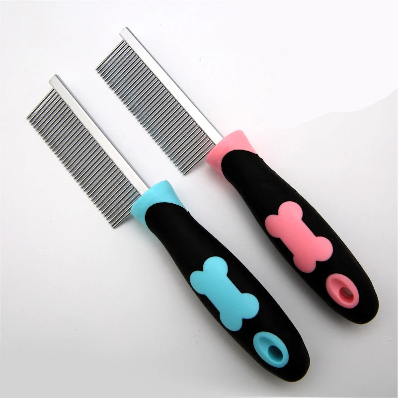 Pet massaging grooming comb Single row or double row spacing comb - PeticaDeals