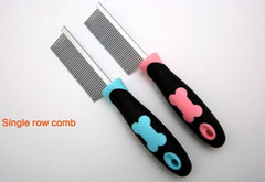 Pet massaging grooming comb Single row or double row spacing comb - PeticaDeals