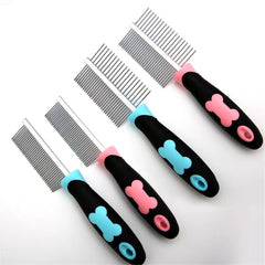 Pet massaging grooming comb Single row or double row spacing comb - PeticaDeals