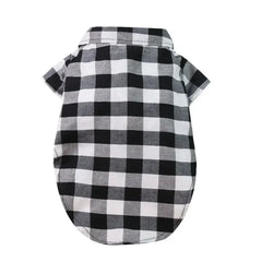 Plaid Striped Shirt Wedding Dress - PeticaDeals