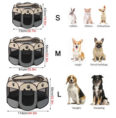 Portable Foldable Cats and Dogs Tent Portable Folding Outdoor Travel - PeticaDeals