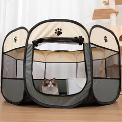 Portable Foldable Cats and Dogs Tent Portable Folding Outdoor Travel - PeticaDeals