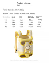 Portable Four-legged Puppy Straddle Packs Shoulder - PeticaDeals