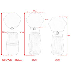 Portable Pet Water Bottle For Cats & Dogs - PeticaDeals