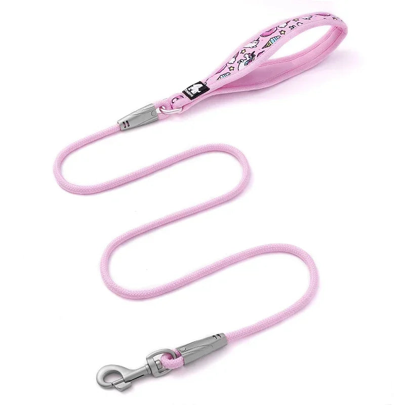 Printing Pet Leash Neoprene-Padded Handle Leash - PeticaDeals