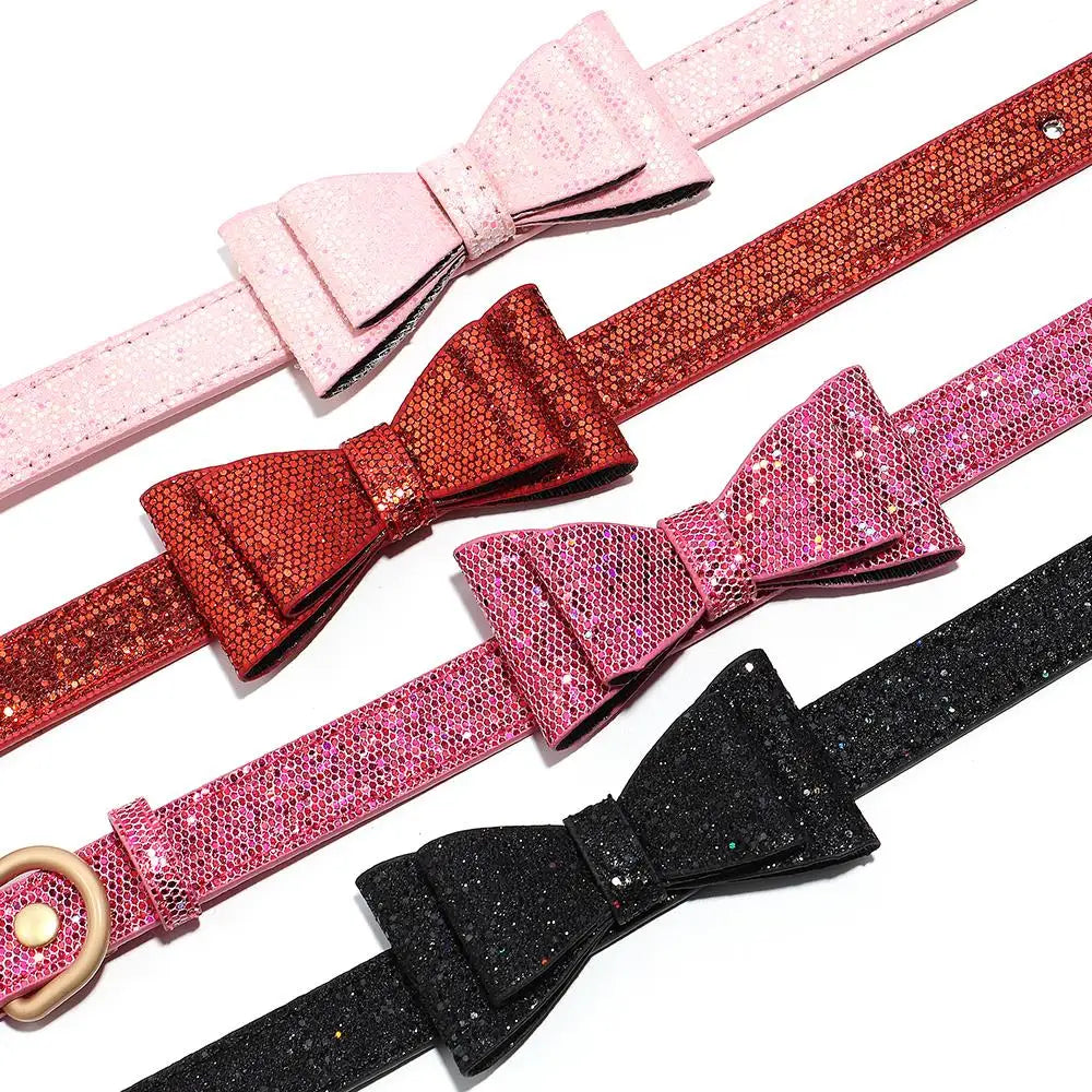 Puppy Cat Collars Bling Kitten Dog Necklace Adjustable - PeticaDeals