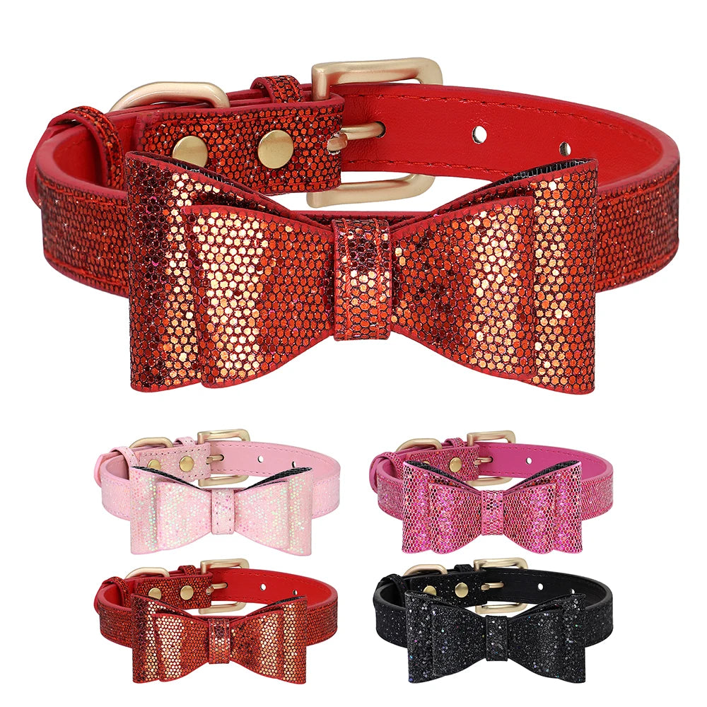 Puppy Cat Collars Bling Kitten Dog Necklace Adjustable - PeticaDeals