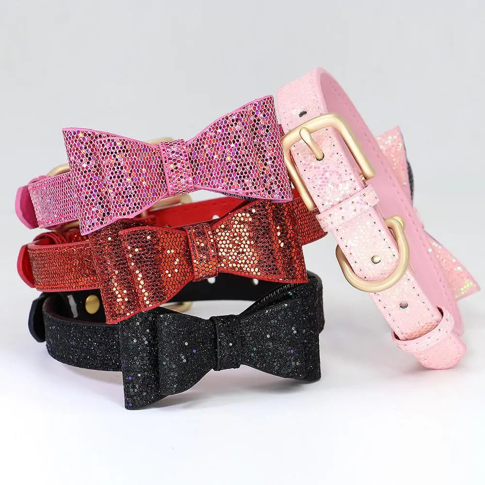 Puppy Cat Collars Bling Kitten Dog Necklace Adjustable - PeticaDeals