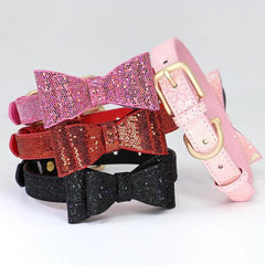 Puppy Cat Collars Bling Kitten Dog Necklace Adjustable - PeticaDeals